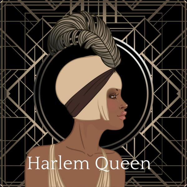 Illustrated image of the Harlem Queen, Madame Stephanie St. Clair
