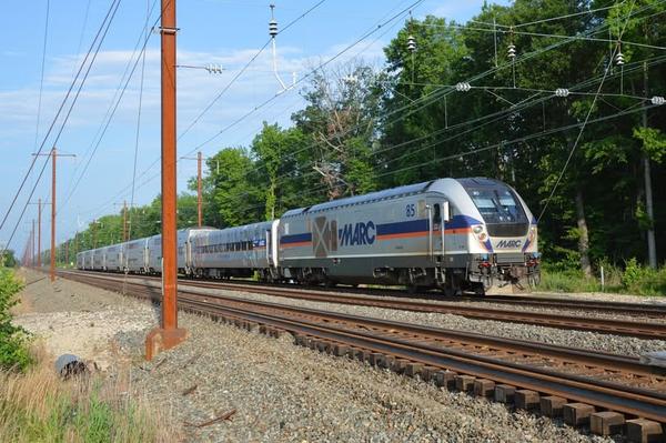 marc train on tracks