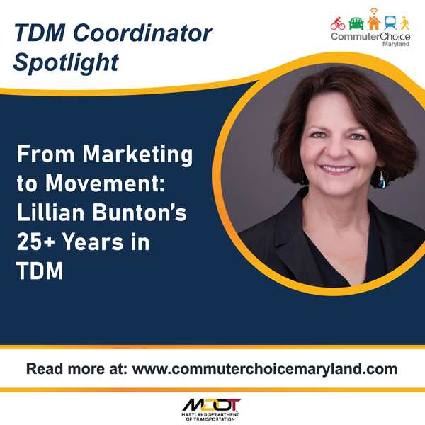 image of lillian bunton with title from marketing to movement: lillian bunton's 25+ years in tdm.