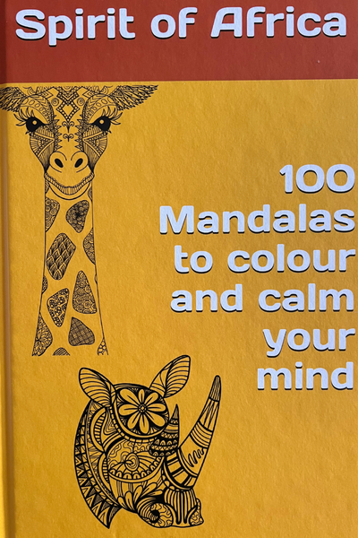 Spirit of Africa Mandala Colouring Book for Adults Spirituality and Meditation