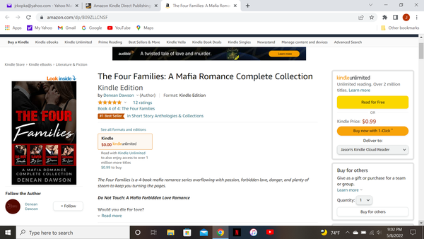 The Four Families Amazon Book Page
