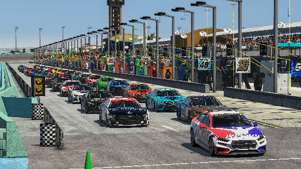 (Photo: iRacing via eNASCAR)