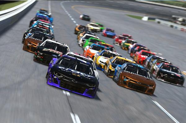 (Photo: iRacing via eNASCAR)