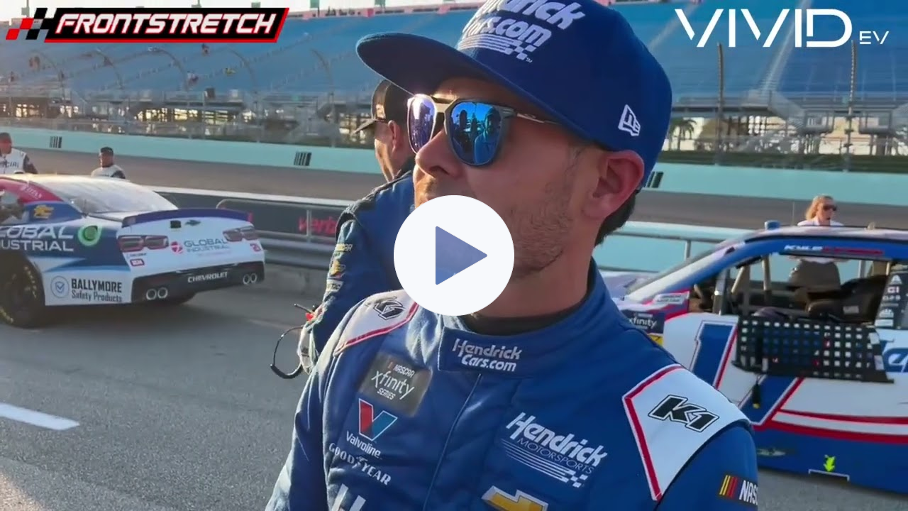 "He Just Ran Right in the Back of Me" - Kyle Larson on the Final Restart Contact w/ Sam Mayer