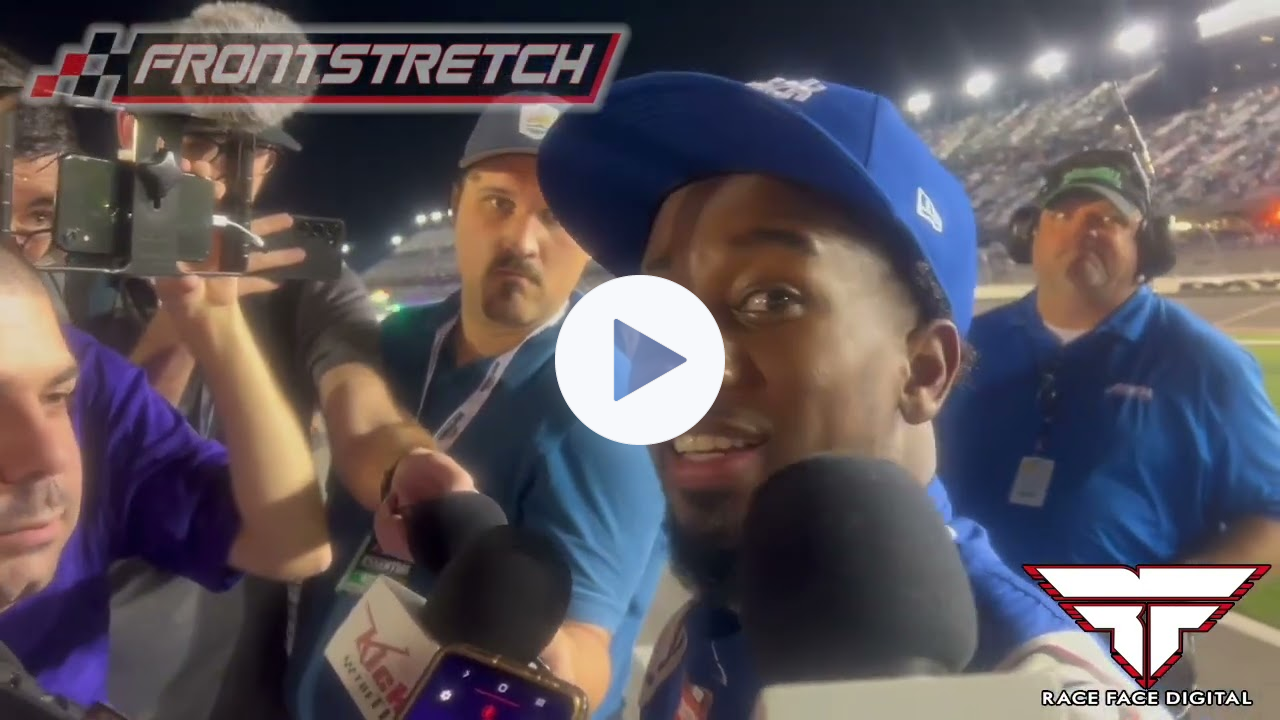 Rajah Caruth on Last Lap Wreck: "Hate to See Trucks Torn up like that on the Backstretch"