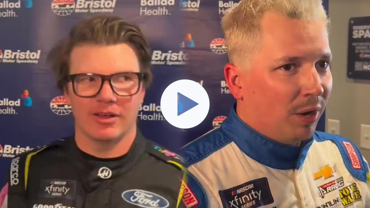 Sheldon Creed, Brennan Poole Both OK After Violent Crash in Xfinity Race at Bristol