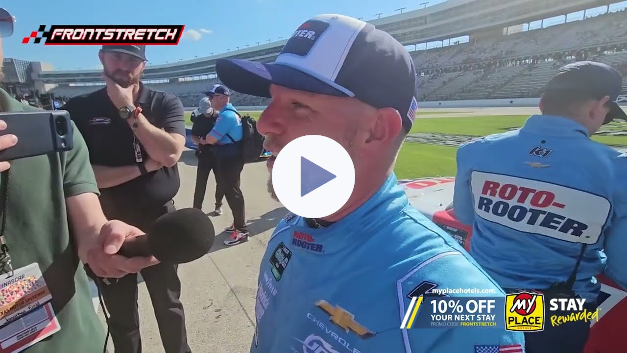 Justin Allgaier On Late Battle With Kyle Larson: "Without Contact, Don't Know How To Get By Him"