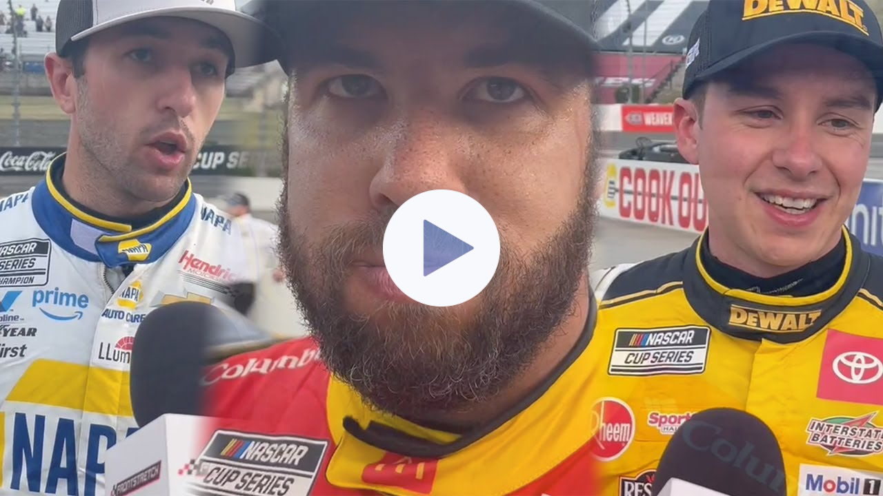 Hear From Chase Elliott, Christopher Bell & Bubba Wallace After Martinsville
