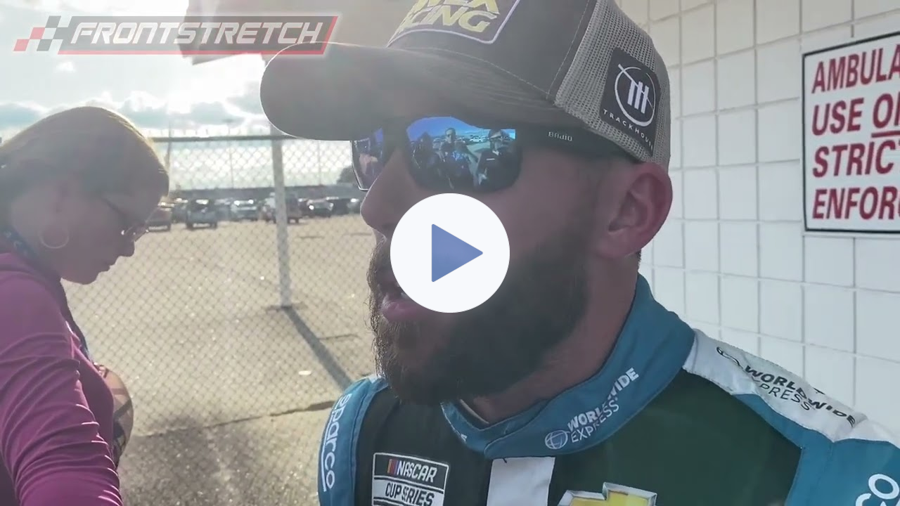 Ross Chastain On The Crash With Larson: "Didn't Want To Turn Myself Across His Nose, For Sure"