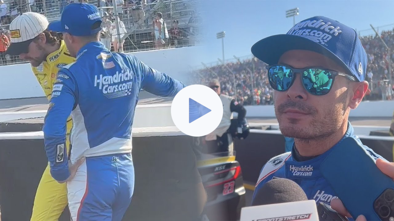 Kyle Larson on His Day & Contact with Ryan Blaney at Gateway