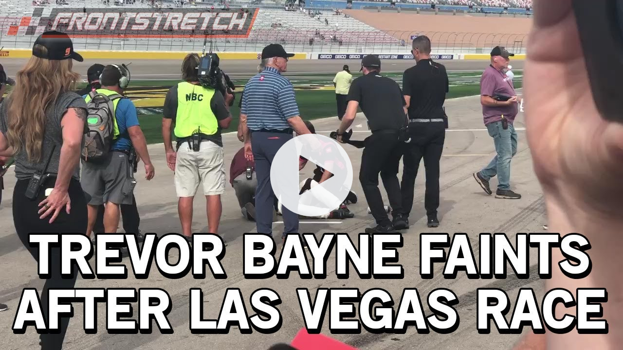 Trevor Bayne Faints After Las Vegas Xfinity Race