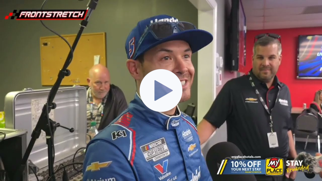 Kyle Larson Weighs Thoughts on Tire Wear: That's Good As Long As It Allows Passing to Become Easier"