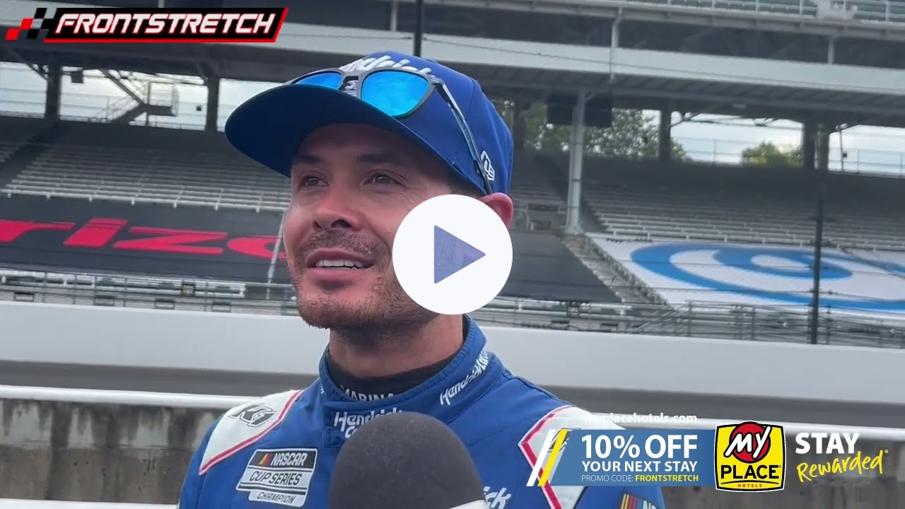 Kyle Larson on Brickyard 400 Overtime & Ending: "I Was Hoping He'd [Bubba Wallace] Run Out"