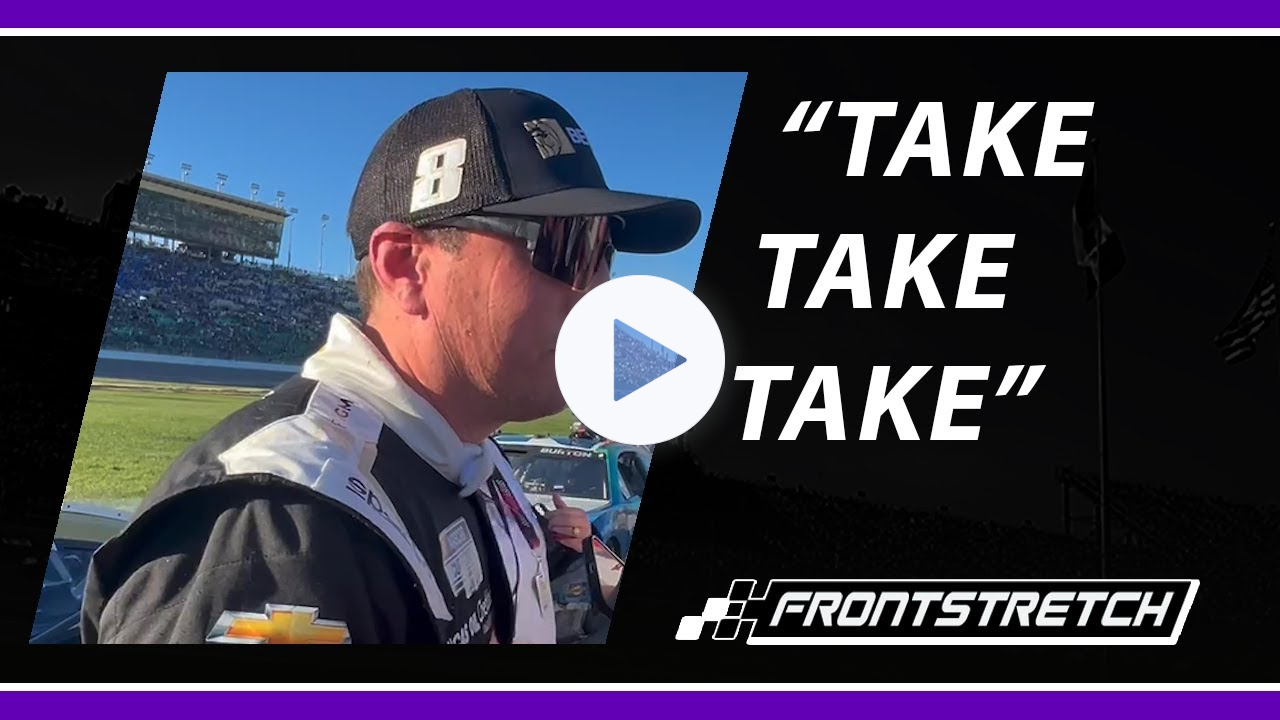 Kyle Busch Talks About Late Race Contact w/ Chase Briscoe