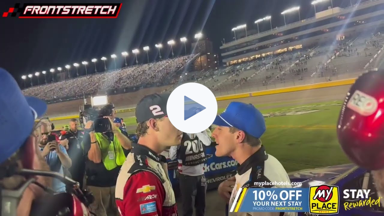 Jesse Love Confronts Nick Sanchez after Las Vegas Finish: "Get Off My F*cking Door"