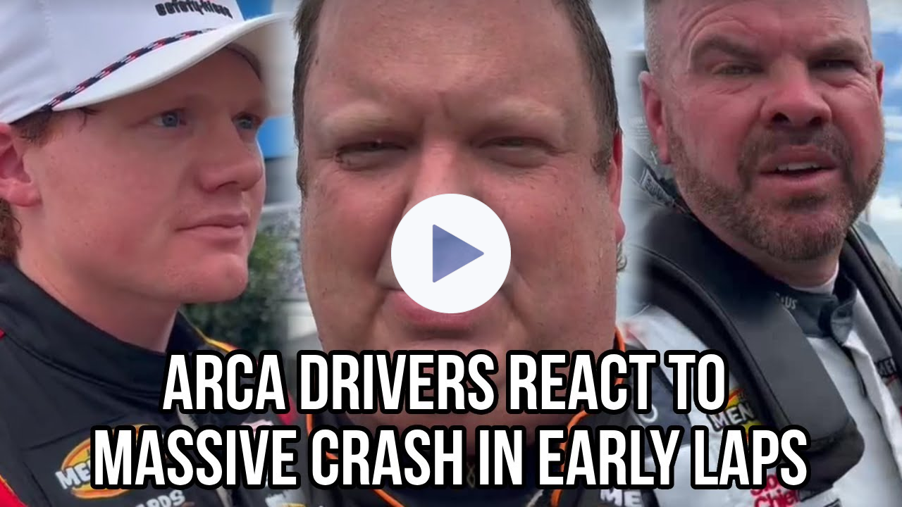 ARCA Drivers React to Massive Crash in Early Laps at Daytona