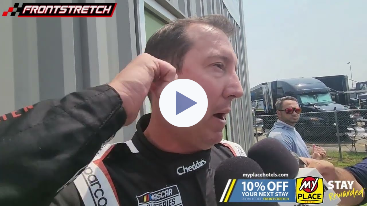 "Yeah, I'm Fine" - Kyle Busch OK After Hard Crash in NASCAR Cup Series Practice at Iowa