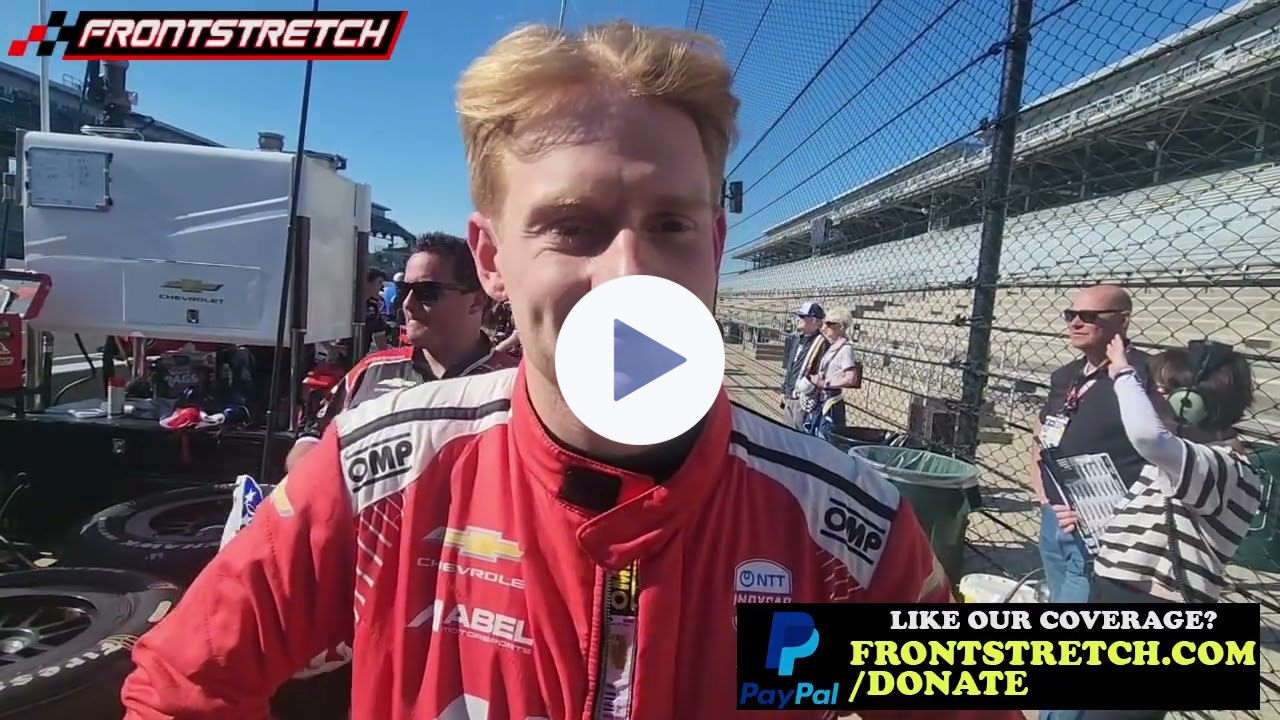 Jacob Abel Impressive in Indy 500 Practice 3: "It's Been Cool for Sure; Everyone's Super Passionate"