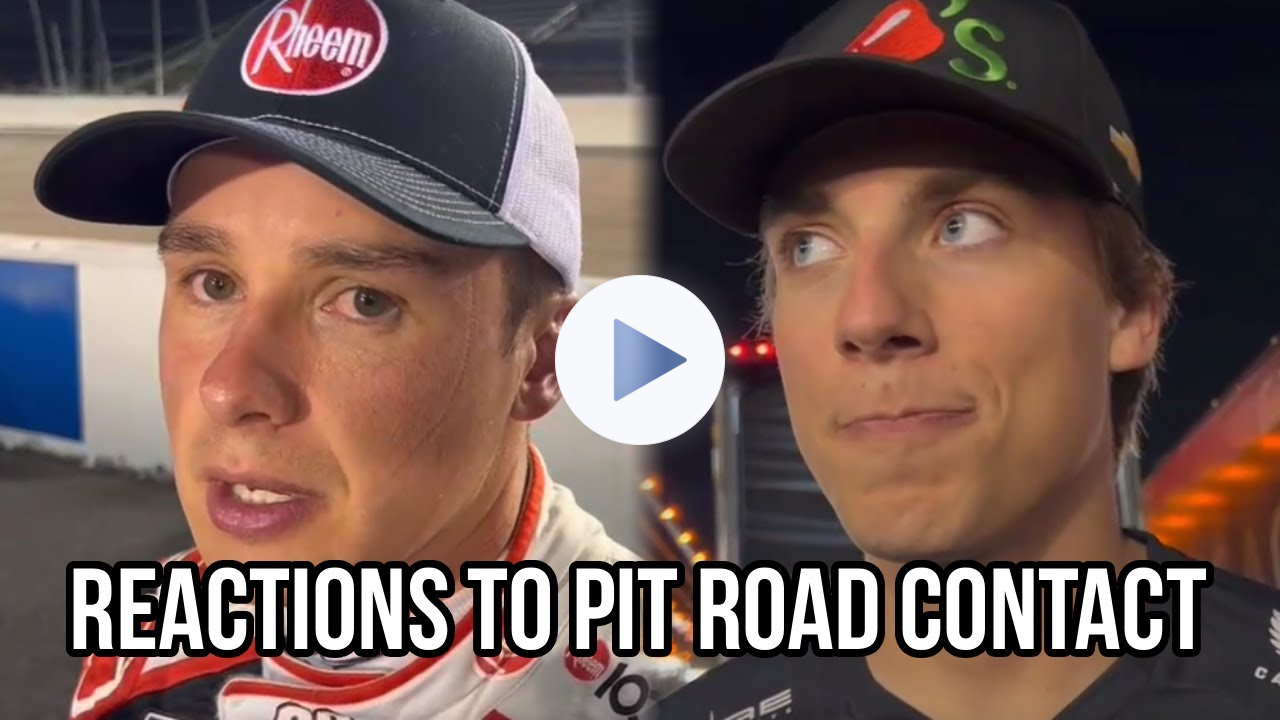 Christopher Bell & Carson Hocevar Discuss Pit Road Contact at Darlington Raceway