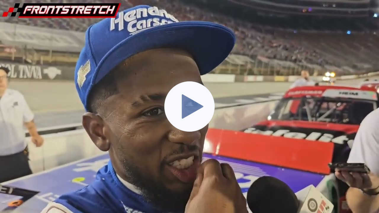 Rajah Caruth Nets 3rd at Bristol, Wanted to Win: "I Don't Feel Like I Executed That [Restart] Well"