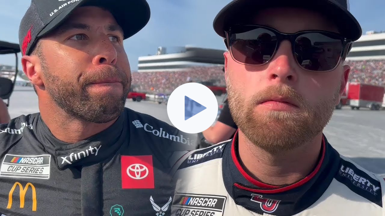 Bubba Wallace, William Byron React To Their Late Crash At Dover