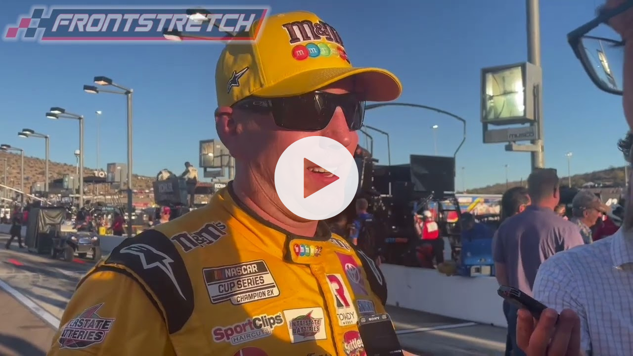 Emotional Kyle Busch on the Passing of Coy Gibbs & Last Race at Joe Gibbs Racing