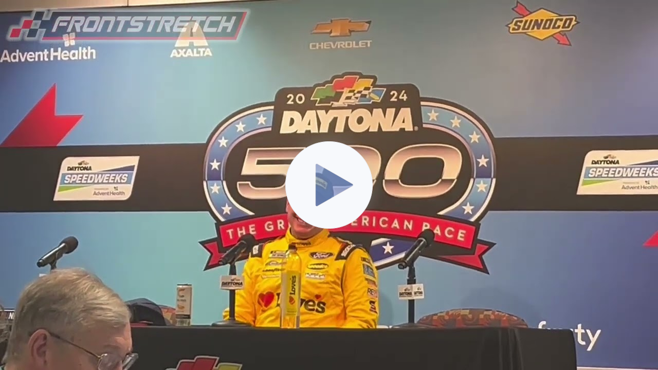 Michael McDowell Jokes About Losing Daytona 500 Pole To Joey Logano: "I Know, What A Turd"