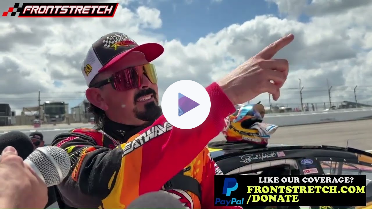Squirrel McNutt Rides Flat Tire to 9th at Rockingham: "I Wanted to Bump Cleetus McFarland"