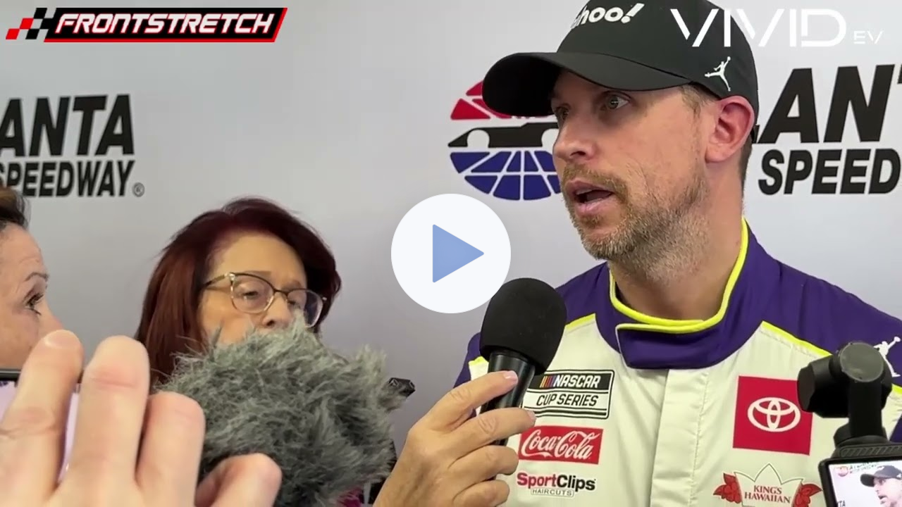 Denny Hamlin Has A Starting Idea to Fix Superspeedway Racing: "Getting the Drag Out of the Cars"