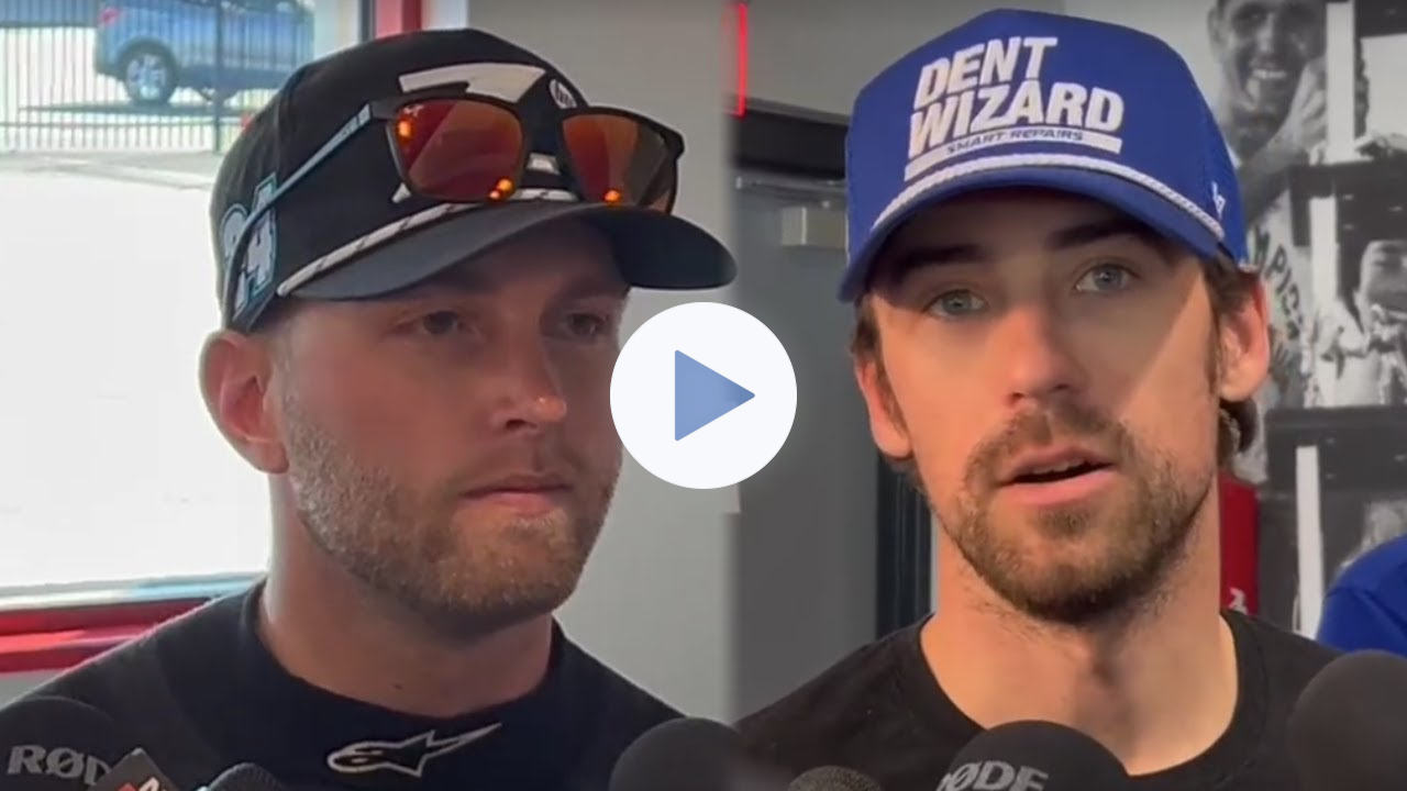 Ryan Blaney & William Byron Give Their Thoughts on Charlotte Motor Speedway Tire Test