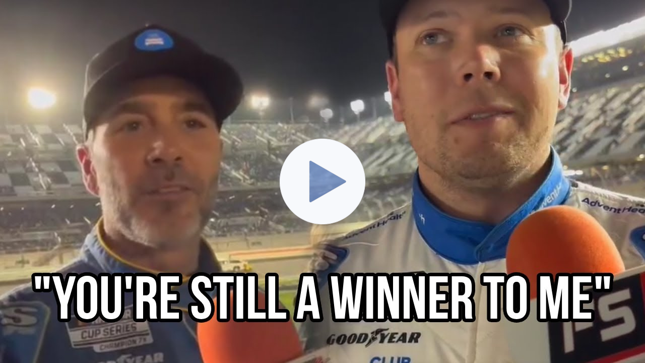 Erik Jones & Jimmie Johnson React to No. 43 Car Being Moved to 2nd After NASCAR Reviewed the Finish