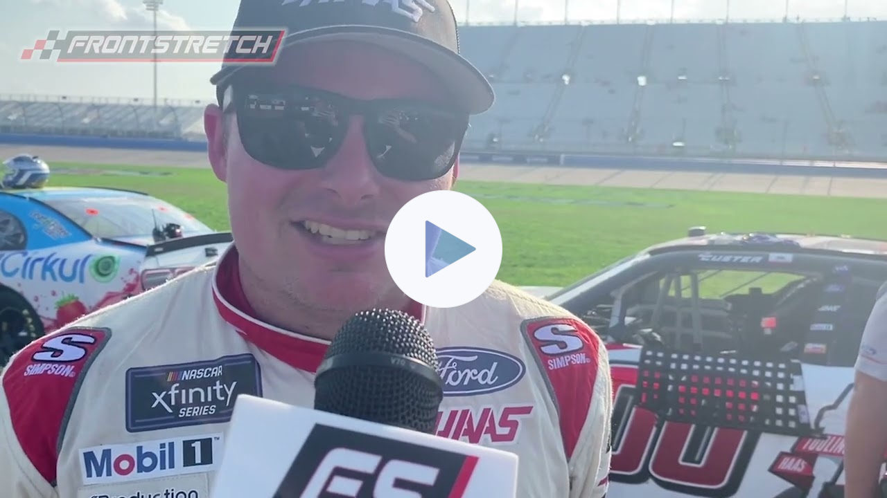 Cole Custer Unhappy With Possible Aero Advantage: "I Don't Think It Was A Fair Race At The End"