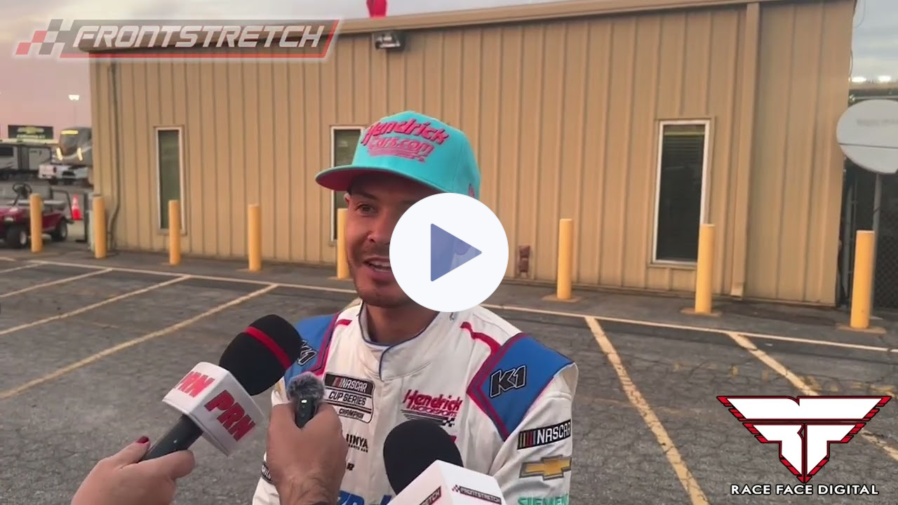 Kyle Larson Says He "Had A Lot Of Fun Today" Despite Being Involved In Wreck