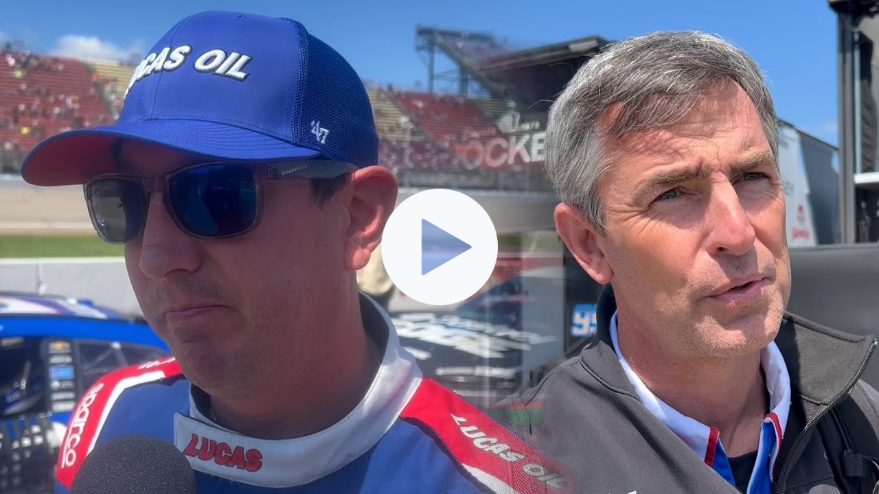 Kyle Busch & Crew Chief Randall Burnett Discusses Pit Strategy & 4th Place Finish at Michigan