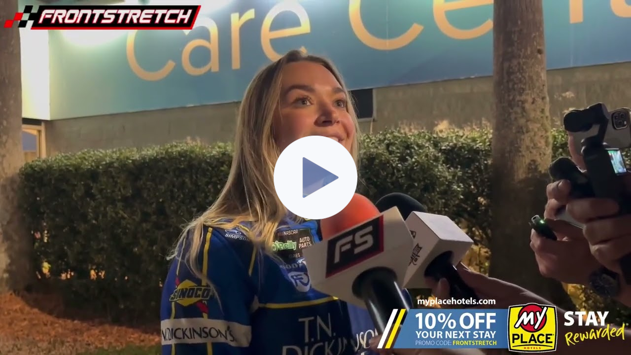 Natalie Decker on the Late Hit to Sam Mayer: "Randomly it Felt Like He Rolled Back up the Track""