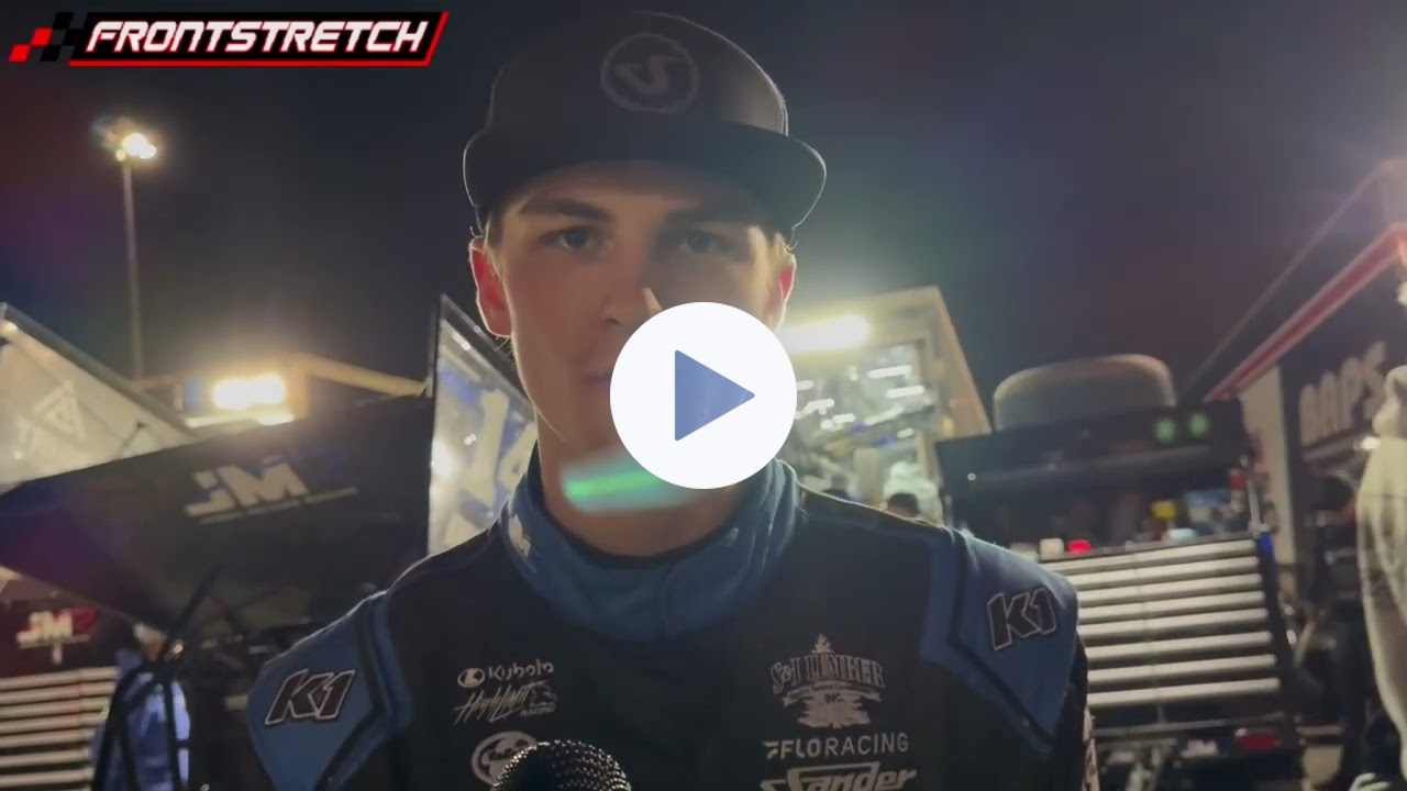 Corey Day on Beating Kyle Larson at Las Vegas Dirt Track: "Really Glad I Could Have a Clear Mind"