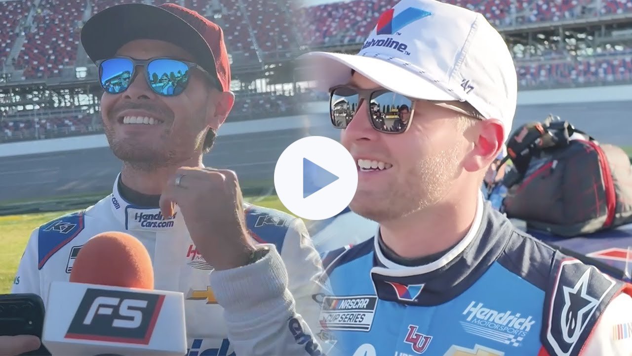 Kyle Larson & William Byron Discuss Talladega Ending & Their Races