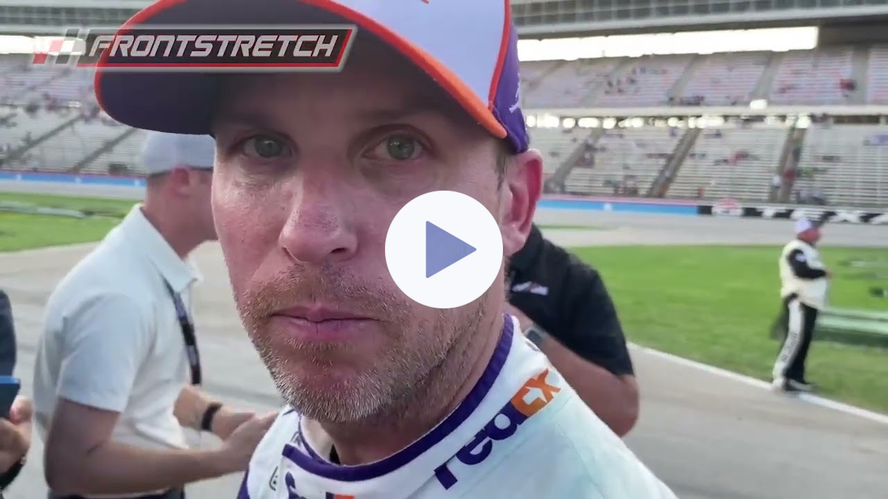 Denny Hamlin Discusses His Day With Pit Strategy, Contact With Ty Gibbs, And How Texas Raced
