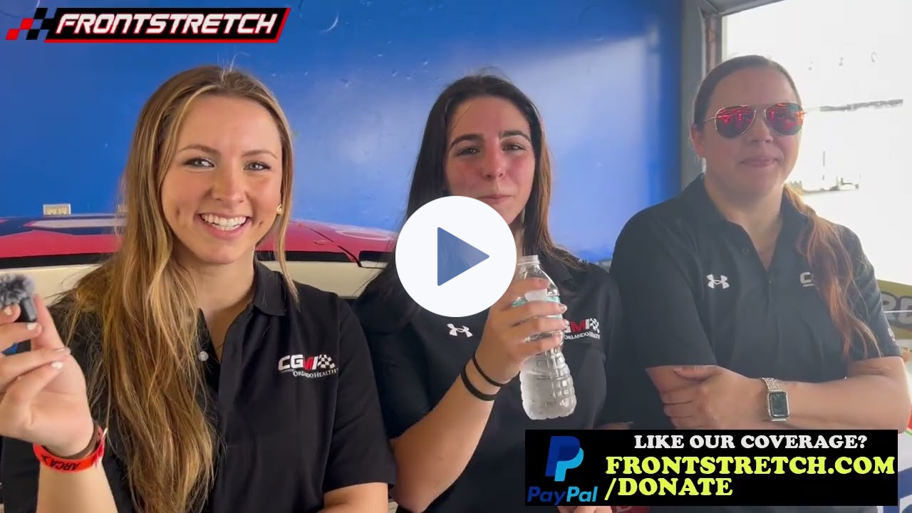 Logan Misuraca, Quinn Davis & Becca Monopoli, City Garage Motorsports Teammates On ARCA Daytona test