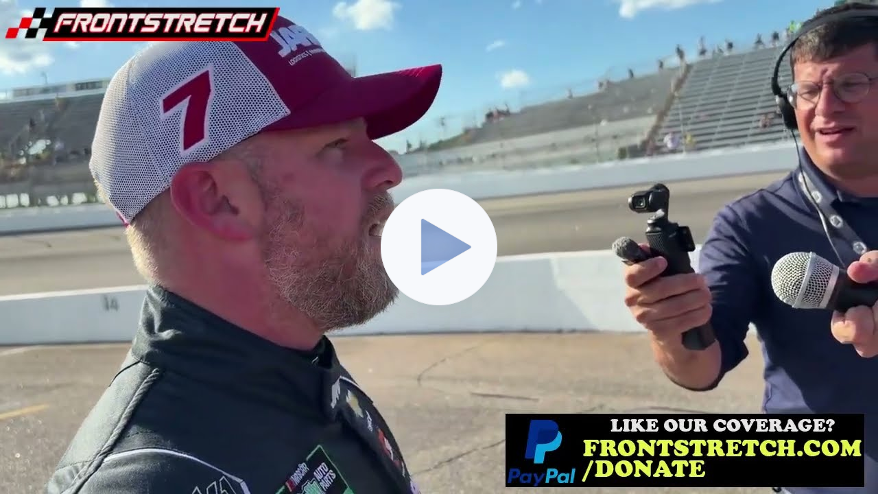 Justin Allgaier on Cleetus McFarland's NOAPS Debut: "I Thought Cleetus Did a Great Job"