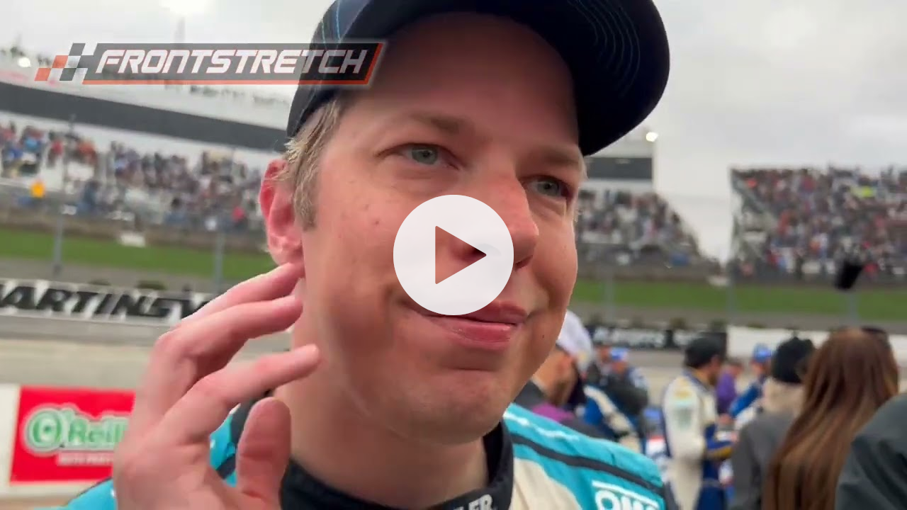 Brad Keselowski Had No Idea Chastain Was Coming Behind Him on The Last Lap