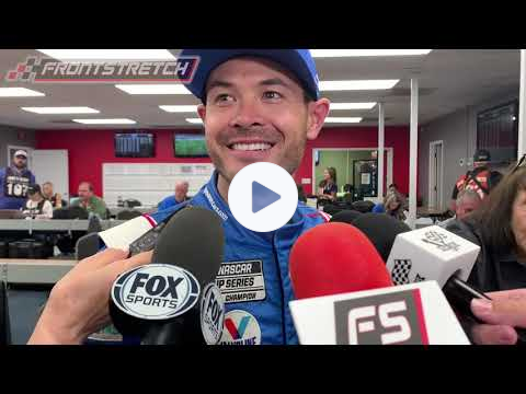 Kyle Larson Defends Denny Hamlin's Last Lap Contact From Kansas: "I Know It Wasn't Intentional"