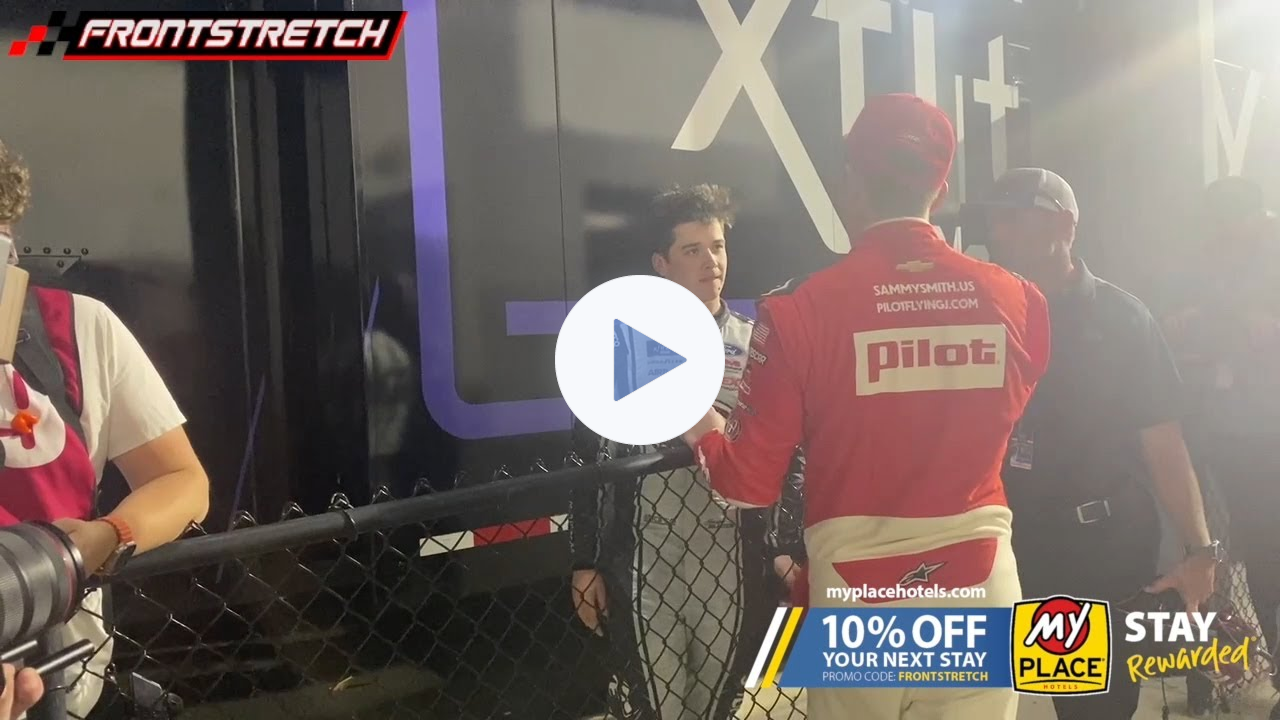 Harrison Burton Exchanges Words Post-Race w/Sammy Smith & Recaps His Chaotic Race at Martinsville