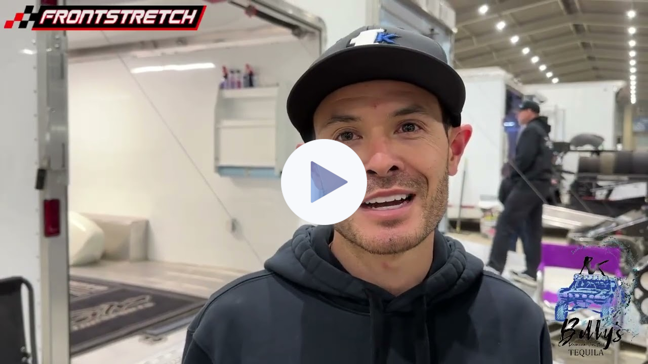 Kyle Larson Flips Out of Chili Bowl After Strong Start, Contact w/ CJ Leary