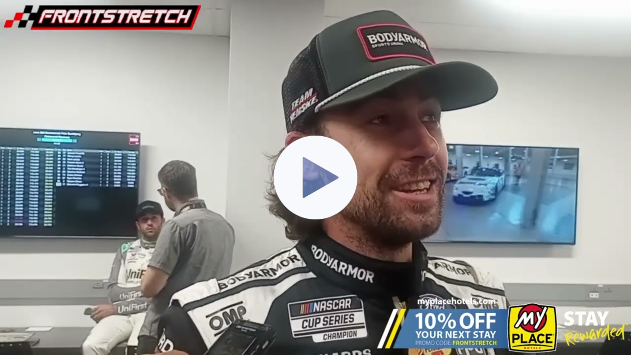 William Byron & Ryan Blaney React to Connor Zilisch's Victory Lane Fall at Watkins Glen