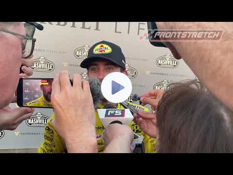 Ryan Blaney: "Hardest [Hit] of My Life" at Nashville