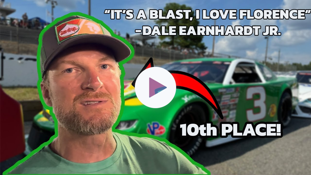 Dale Earnhardt Jr. Finishes 10th At Florence But Wants To Find More Speed; Discusses The F45 Tires