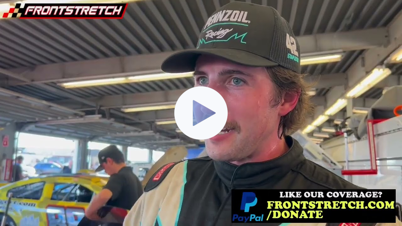 Mitch Stapleton (Stapleton42) Says His Goal is to Prove "That I'm Not an Idiot" in ARCA at Daytona