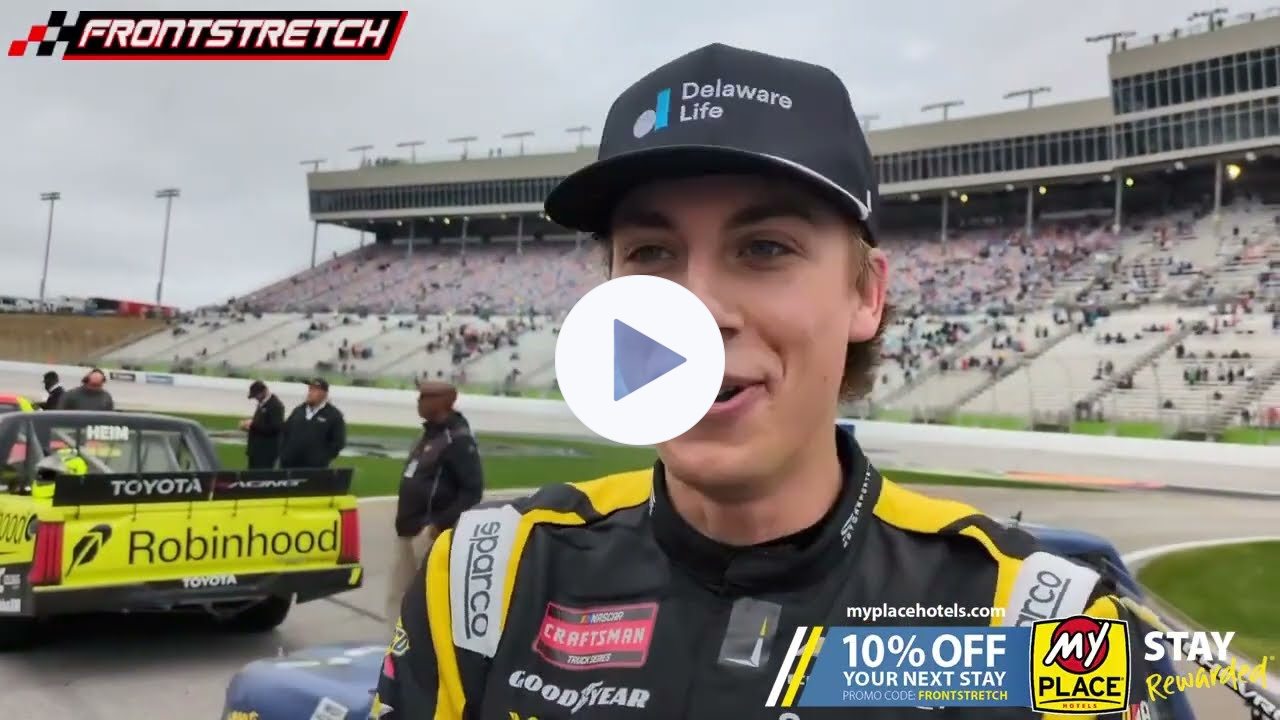 Carson Hocevar Finishes 2nd to Kyle Busch at Atlanta: "Went to Go High-Five Him [for the Burnout"