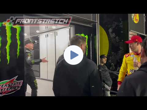 Ty Gibbs & Joey Logano Have Argument After Busch Light Clash